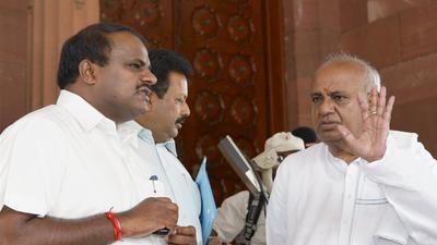 Growing discontent within the party constitutes a larger problem for former Prime Minister HD Deve Gowda and former chief minister HD Kumaraswamy-led regional outfit. (PTI) Growing discontent within the party constitutes a larger problem for former Prime Minister HD Deve Gowda and former chief minister HD Kumaraswamy-led regional outfit. (PTI)