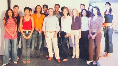 Marc Robinson along with Deepika Padukone, Katrina Kaif, Sophie Choudry and Tarun Arora.