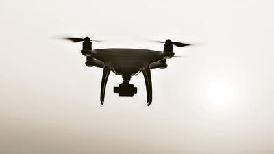Drone sightings have increased in the border areas of Punjab over the last few months. (Shutterstock/Representational image)