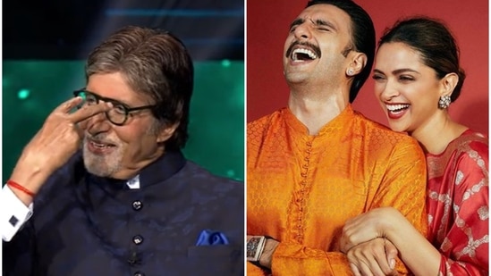 Amitabh Bachchan shared a funny anecdote about Ranveer Singh and Deepika Padukone.