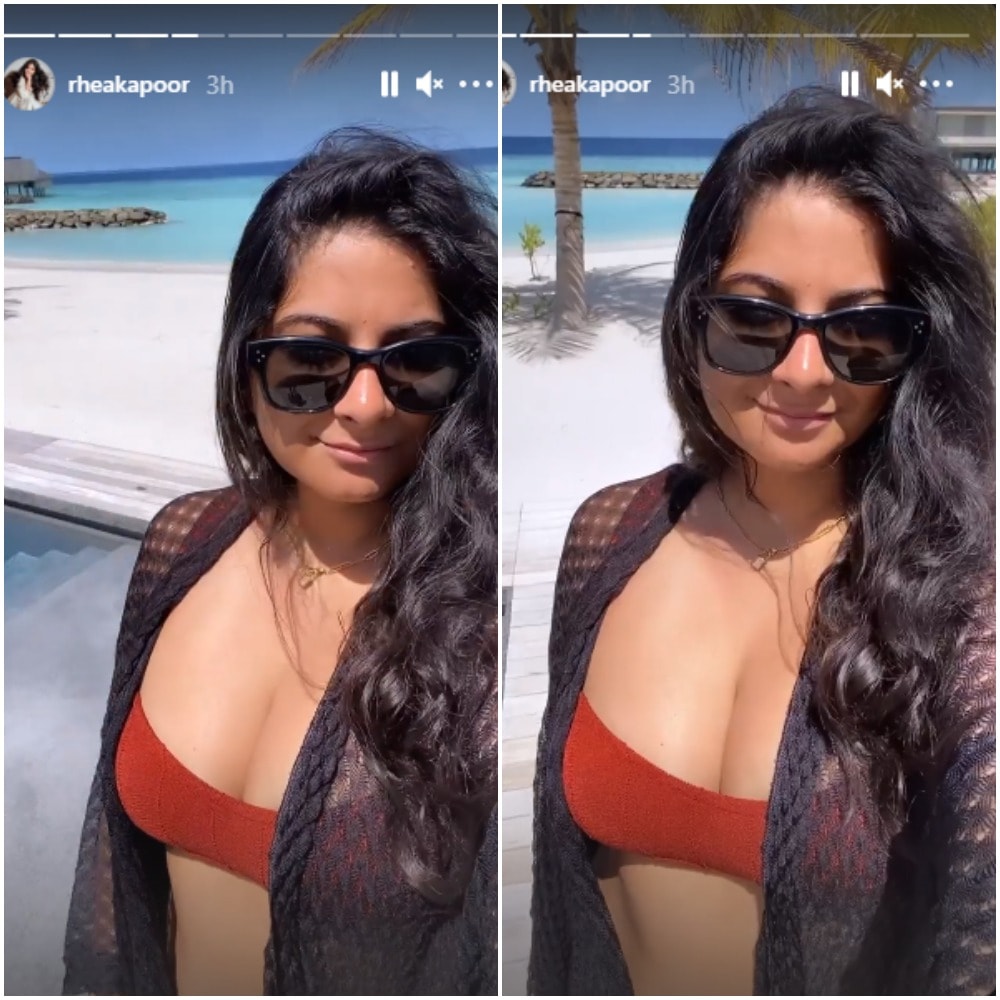 Rhea Kapoor gave fans glimpses from her honeymoon in the Maldives.