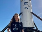 Hayley Arceneaux, a pediatric bone cancer survivor, has been chosen for historic Inspiration4 all-civilan mission to Space.(via REUTERS)