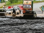 Waterlogging was also witnessed near RK Puram, Moti Bagh, India Gate, Delhi Airport, Minto Bridge, ITO, Dwarka, Palam, and Madhu Vihar area.(AFP)