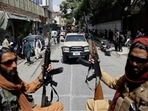 Taliban fighters patrol the streets of Kabul, in Afghanistan, Taliban fighters patrol the streets of Kabul, in Afghanistan,