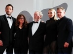 Nicole Holofcener, director Ridley Scott and actors Ben Affleck, Matt Damon and Jodie Comer.(REUTERS)