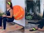 5 quick and challenging Fit ball exercises by Yasmin Karachiwala to build spine health, muscles(Instagram/@yasminkarachiwala) 5 quick and challenging Fit ball exercises by Yasmin Karachiwala to build spine health, muscles(Instagram/@yasminkarachiwala)