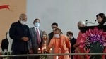President Kovind at the foundation-laying ceremony in Prayagraj President Kovind at the foundation-laying ceremony in Prayagraj 