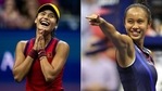 Emma Raducanu, 18 (L), and Leylah Fernandez, 19. (Getty Images) Emma Raducanu, 18 (L), and Leylah Fernandez, 19. (Getty Images)