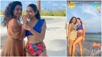 Sara Ali Khan has shared a fresh batch of pictures from the Maldives. Sara Ali Khan has shared a fresh batch of pictures from the Maldives.