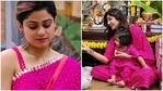 Shamita Shetty and Shilpa Shetty wore matching outfits. Shamita Shetty and Shilpa Shetty wore matching outfits.