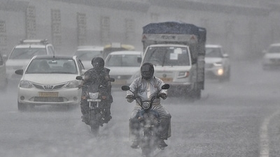 According to scientists, Delhi has witnessed seven heavy rain events (64.4mm rainfall and above) this year, the highest ever. (Sanchit Khanna/HT Photo) According to scientists, Delhi has witnessed seven heavy rain events (64.4mm rainfall and above) this year, the highest ever. (Sanchit Khanna/HT Photo)