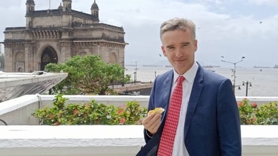 The image was shared by he British High Commissioner, Alex Ellis, on Twitter. (Twitter/@AlexWEllis) The image was shared by he British High Commissioner, Alex Ellis, on Twitter. (Twitter/@AlexWEllis)