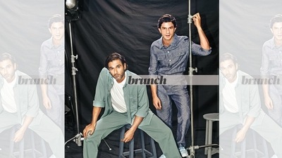 Vivek Gomber | Outfit, Zara; Arjun Mathur | Make-up: Nida Farooquii; Hair: Hrida Deepak; Outfit, Genes Lecoanet Hemant; shoes, Asics SportStyle (HT Brunch Photo by Prabhat Shetty)