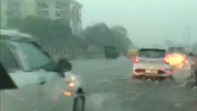 Delhi after heavy rain lashed the national capital on Saturday (ANI)