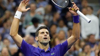 US Open: Novak Djokovic wins semifinal, keeps quest for calendar Grand Slam on (TWITTER/ATP TOUR) US Open: Novak Djokovic wins semifinal, keeps quest for calendar Grand Slam on (TWITTER/ATP TOUR)
