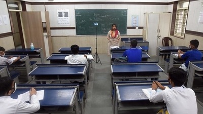 Students can check their results on the education department website’s SoSE section. (Raj K Raj/HT file photo. Representative image)