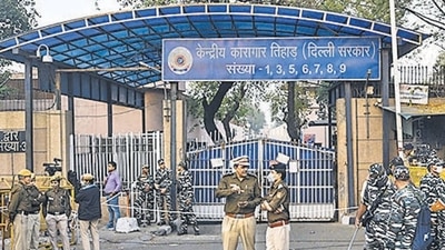 Experts said that the Delhi Police should have entered the prison cell and checked on Gujjar. (Biplov Bhuyan/HT file photo) Experts said that the Delhi Police should have entered the prison cell and checked on Gujjar. (Biplov Bhuyan/HT file photo)