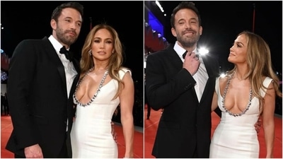 Jennifer Lopez with Ben Affleck makes a jaw-dropping appearance at Venice Film Festival (Instagram/@robzangardi) Jennifer Lopez with Ben Affleck makes a jaw-dropping appearance at Venice Film Festival (Instagram/@robzangardi)