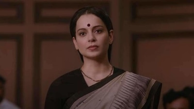 Kangana Ranaut in a still from Thalaivii.