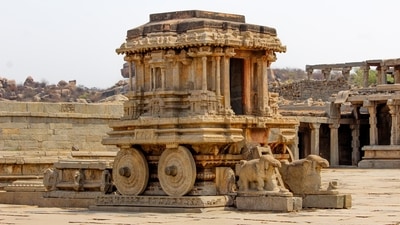 Hampi, Karnataka: The UNESCO-listed Hampi, is an ancient village that is known for its rock-cut temples. The best time to visit is between October to March. (Unsplash) Hampi, Karnataka: The UNESCO-listed Hampi, is an ancient village that is known for its rock-cut temples. The best time to visit is between October to March. (Unsplash)