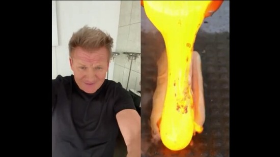 The image is taken from the video shared by Gordon Ramsay.(Instagram/@gordongram)