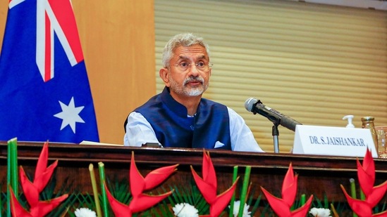 Dr S Jaishankar on Saturday said India and Australia discussed about Afghanistan and have similar views. (PTI) Dr S Jaishankar on Saturday said India and Australia discussed about Afghanistan and have similar views. (PTI)