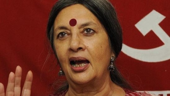 CPI(M) leader Brinda Karat(HT file photo)
