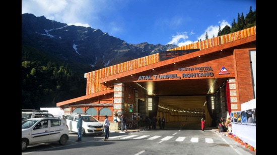 The amount collected will be spent on developing infrastructure for tourists along the national highway that connects Manali with Leh. (HT Photo)