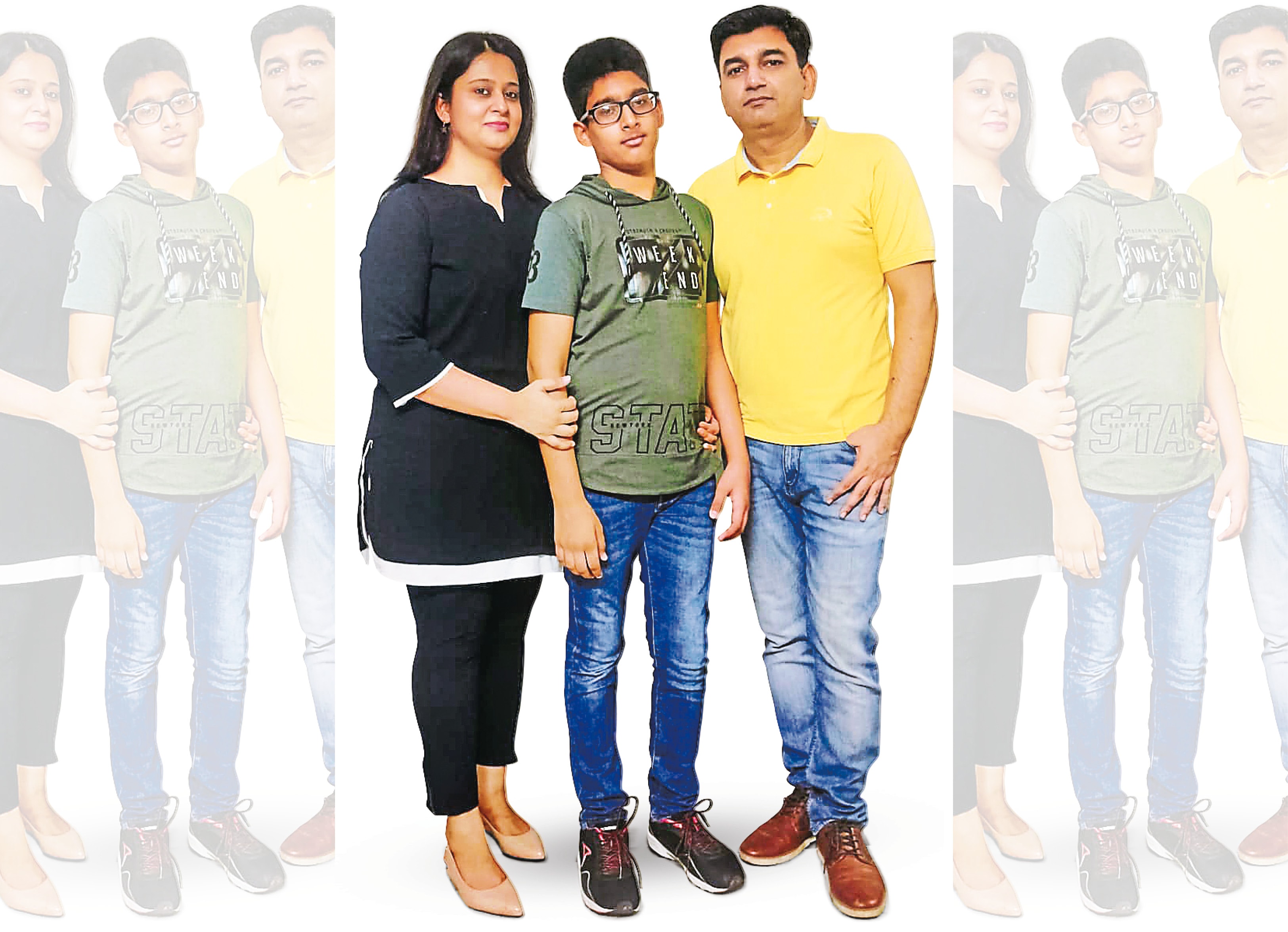 Deepak and Prachi Kalra; Parents to Aarav, 12 Deepak and Prachi Kalra; Parents to Aarav, 12