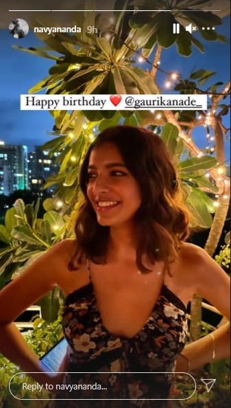 Navya and Khushi seemingly celebrated the birthday of their friend, Gauri Kanadé.