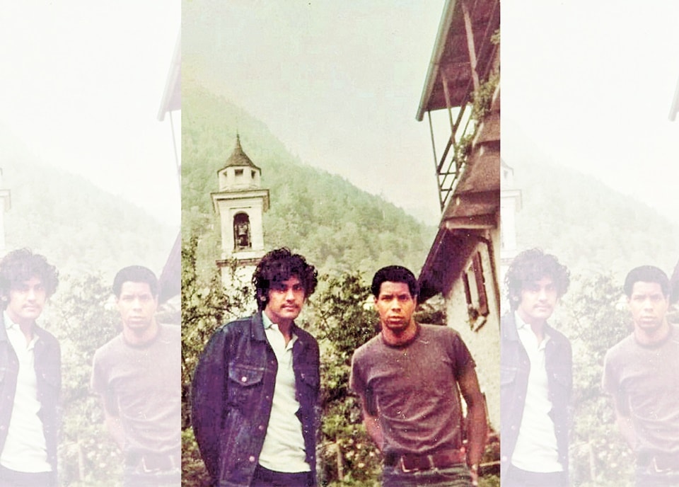 AD with an acquaintance during 1982 his trip to Switzerland