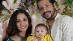 Neeti Mohan, Nihaar Pandya with son Aryaveer. Neeti Mohan, Nihaar Pandya with son Aryaveer.