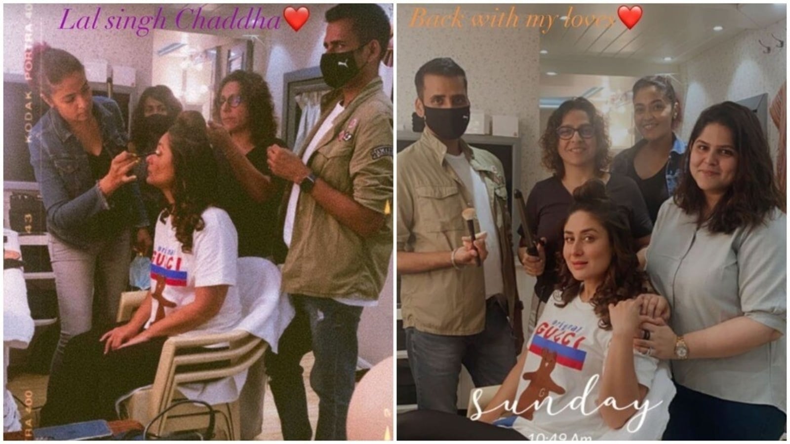 Kareena Kapoor returns to Laal Singh Chaddha sets, shares pics with her  team: 'Back with my loves' | Bollywood - Hindustan Times