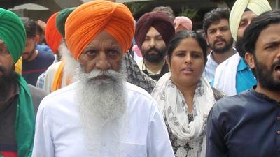 Charuni says his view differs from SKM and he wants farmers and labourers to contest the next assembly polls in Punjab. (Ravi Kumar/HT)