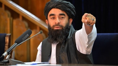 Taliban spokesperson Zabihullah Mujahid has said that this is his real name. (AFP)