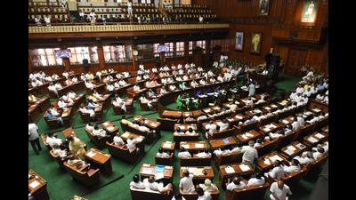 The monsoon session of Karnataka assembly will begin on Monday and is expected to go on at least till September 24. (HT Photo) The monsoon session of Karnataka assembly will begin on Monday and is expected to go on at least till September 24. (HT Photo)