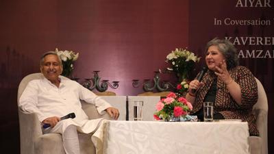 Former Union minister Mani Shankar Aiyar says he was infuriated at the development; speaks about his childhood at an Amritsar event. (HT Photo) Former Union minister Mani Shankar Aiyar says he was infuriated at the development; speaks about his childhood at an Amritsar event. (HT Photo)