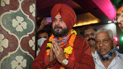 Punjab Congress president Navjot Singh Sidhu (AFP)
