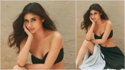 ouni Roy left her hair open and flaunted her glowy skin with minimal makeup. (Instagram/@imouniroy)