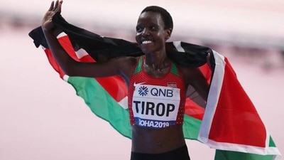 Agnes Tirop is a world-record holder.&nbsp; (Reuters)