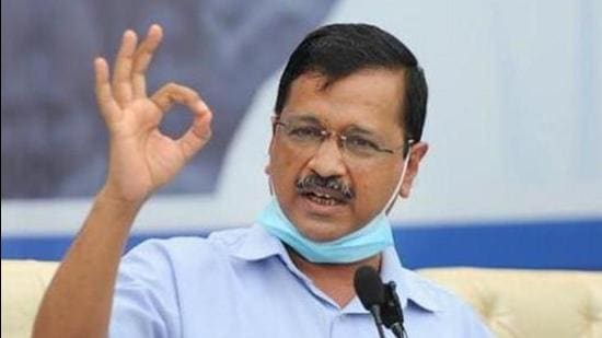 Delhi chief minister Arvind Kejriwal has been re-elected national convenor of the Aam Aadmi Party. (Photo Courtesy- PTI)