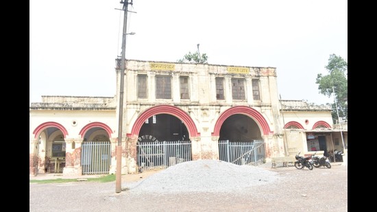 Agra city railway station, built in 1903. (HT photo)