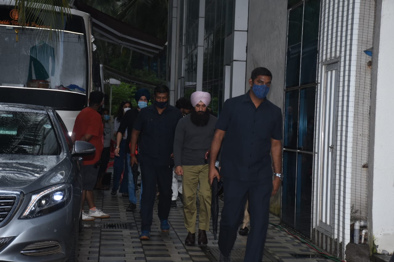 Aamir Khan in and as Laal Singh Chaddha. (Varinder Chawla) Aamir Khan in and as Laal Singh Chaddha. (Varinder Chawla)