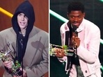 South Korean group BTS, Justin Bieber and rapper Lil Nas X emerged winners at VMA on Sunday.(AP) South Korean group BTS, Justin Bieber and rapper Lil Nas X emerged winners at VMA on Sunday.(AP)