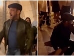 Salman Khan dancing to his song Jeene Ke Hain Chaar Din. Salman Khan dancing to his song Jeene Ke Hain Chaar Din.