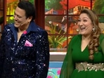 Govinda and Sunita Ahuja on The Kapil Sharma Show.
