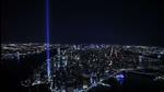 The Tribute In Light shines up from Lower Manhattan on September 11, 2021 in New York City. (AFP) The Tribute In Light shines up from Lower Manhattan on September 11, 2021 in New York City. (AFP)