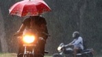Bikers making their way through rain on Sunday. (KESHAV SINGH/HT)(HT_PRINT) Bikers making their way through rain on Sunday. (KESHAV SINGH/HT)(HT_PRINT)