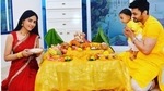 Amrita Rao shared new family picture on Ganesh Chaturthi. Amrita Rao shared new family picture on Ganesh Chaturthi.
