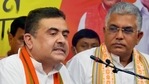 Ahead of the Bhabanipur assembly bypoll, Suvendu Adhikari said that the BJP has to fight the administration, police, mafias and money power in the elections.(File photo) Ahead of the Bhabanipur assembly bypoll, Suvendu Adhikari said that the BJP has to fight the administration, police, mafias and money power in the elections.(File photo)